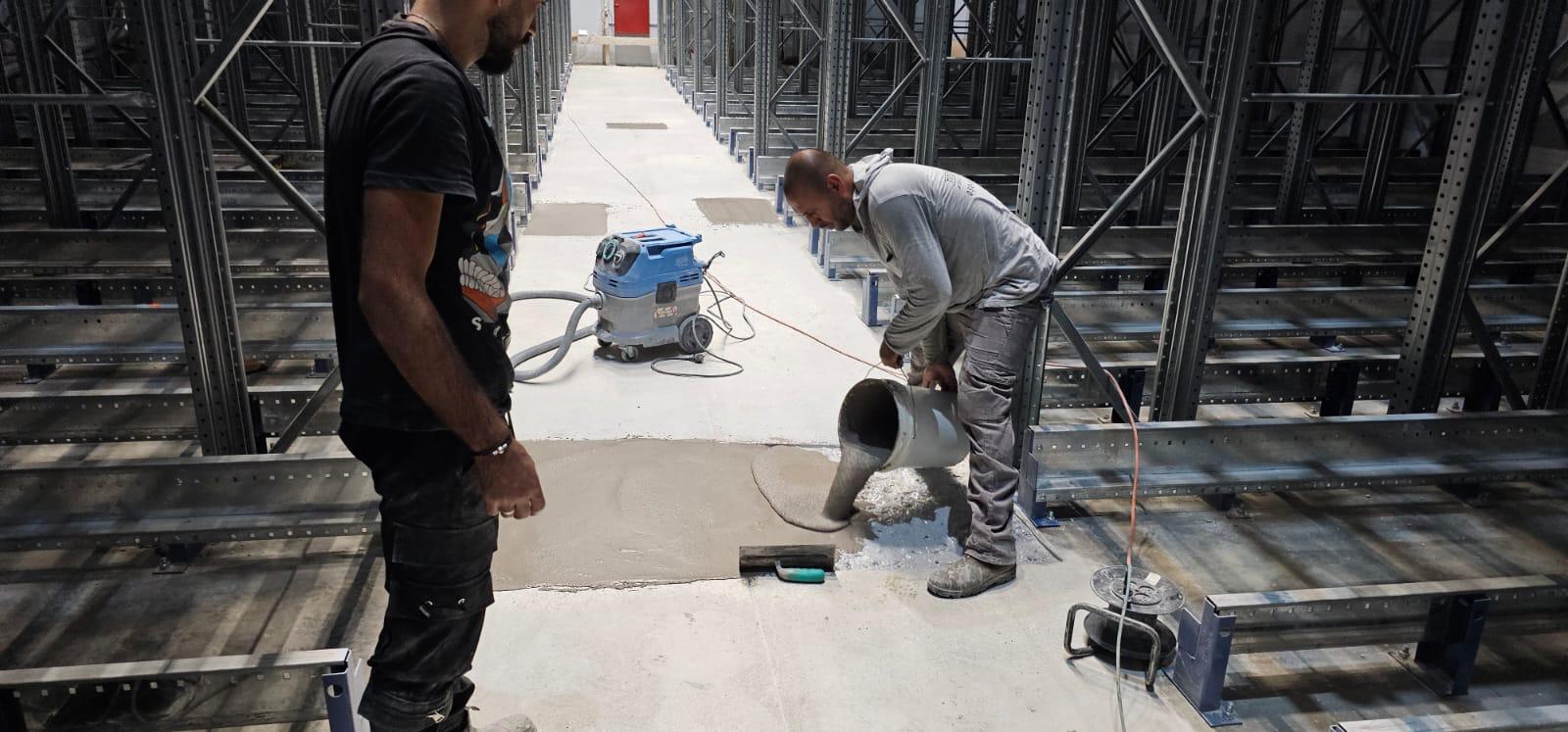 ביצוע שיקום, חידוש ושדרוג רצפות תעשייתיות